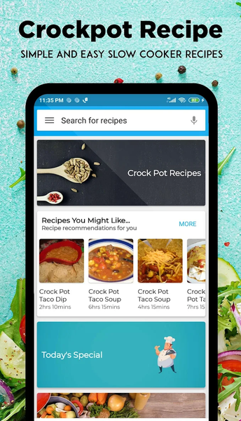 Crock Pot: Slow Cooker Recipes - عکس برنامه موبایلی اندروید