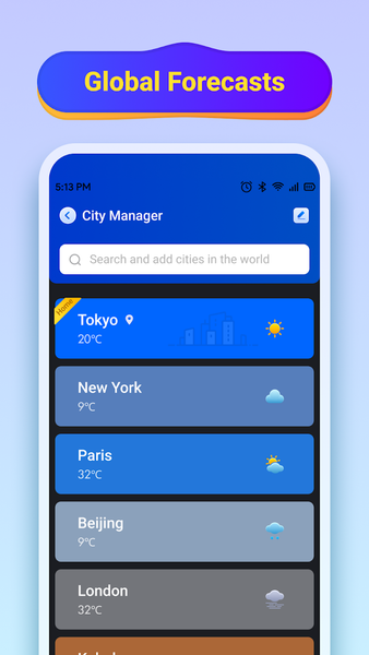 CoolWeather - عکس برنامه موبایلی اندروید