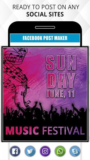 Post Maker for Social Media - Image screenshot of android app