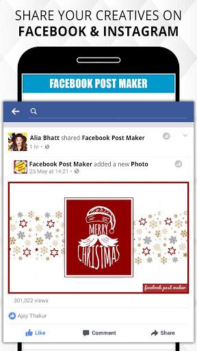 Post Maker for Social Media - Image screenshot of android app