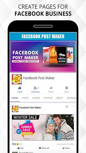 Post Maker for Social Media - Image screenshot of android app