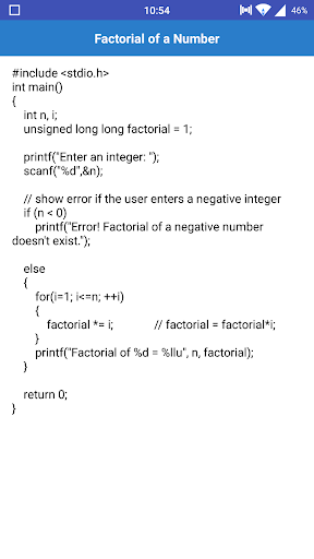 C Programming - عکس برنامه موبایلی اندروید