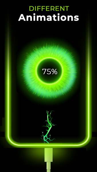 Battery Charging Animation App - عکس برنامه موبایلی اندروید