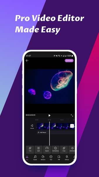 Coolcut--Pro&Easy Video Editor - عکس برنامه موبایلی اندروید