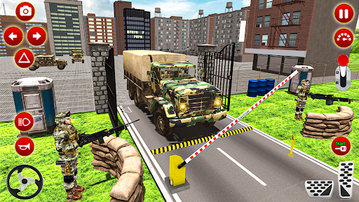 Army Truck Driving Army Games - عکس بازی موبایلی اندروید
