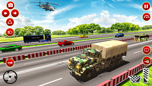 Army Truck Driving Army Games - عکس بازی موبایلی اندروید