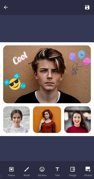 Photo Collage Maker: CoolGrid - عکس برنامه موبایلی اندروید