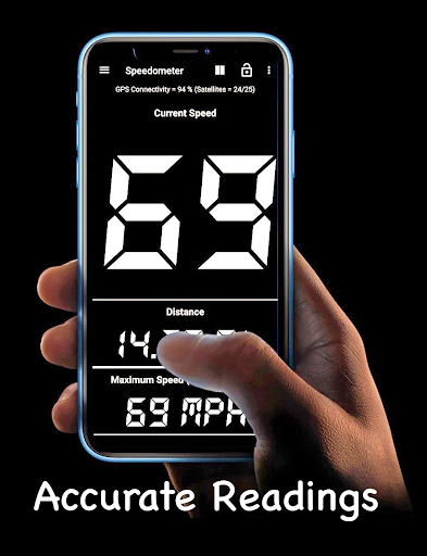 GPS Speedometer and Odometer - Image screenshot of android app