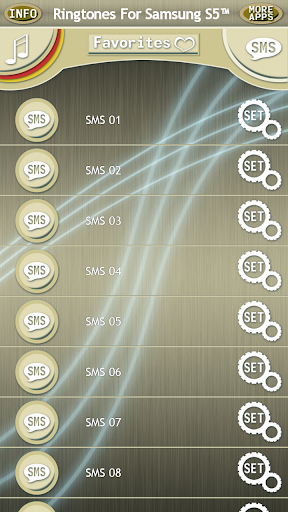 Ringtones for Samsung S۵™ - عکس برنامه موبایلی اندروید