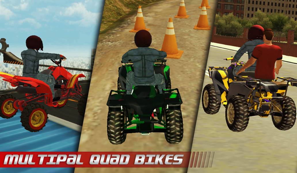 ATV Quad City Bike: Stunt Raci - Gameplay image of android game