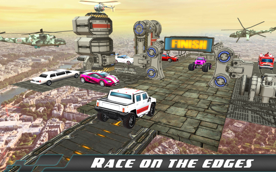 Ultimate 3D Ramp Car Racing Ga - Gameplay image of android game