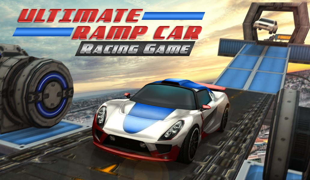 Ultimate 3D Ramp Car Racing Ga - Gameplay image of android game