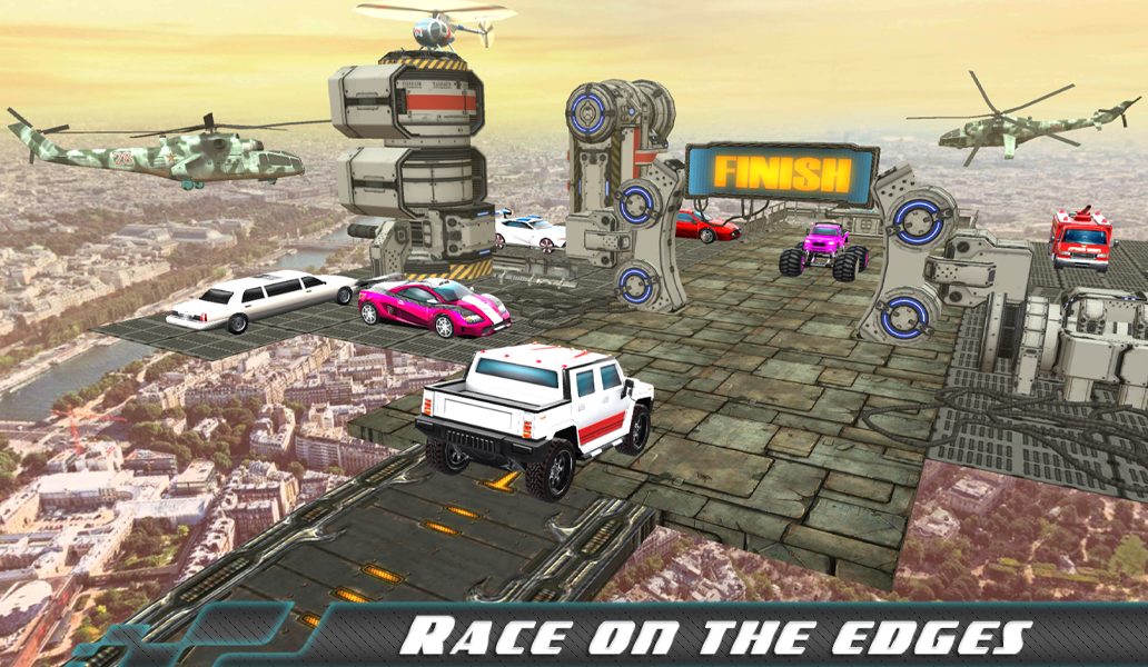 Ultimate 3D Ramp Car Racing Ga - Gameplay image of android game