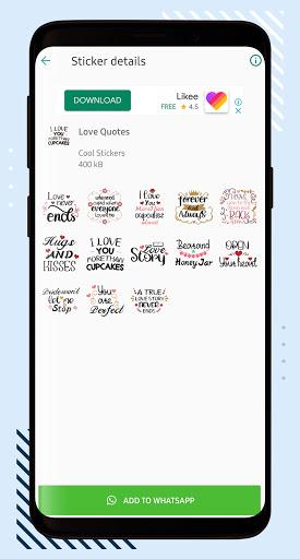 Love Stickers - WASticker - Image screenshot of android app