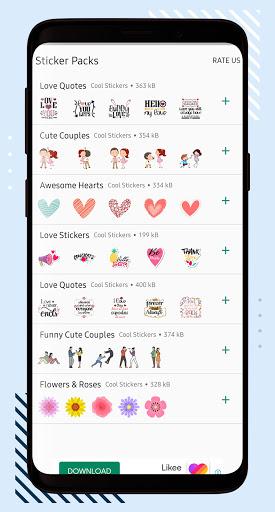 Love Stickers - WASticker - Image screenshot of android app