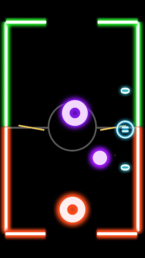 Finger Glow Hockey - Gameplay image of android game