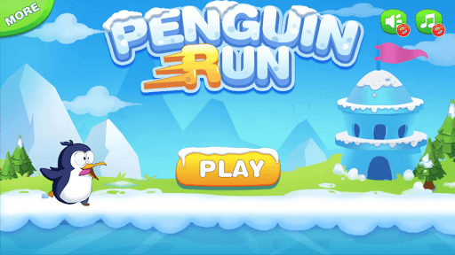 Penguin Run - Gameplay image of android game