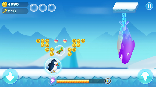 Super Penguin Run - Gameplay image of android game