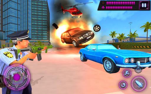 NY Police Gangster Battle - Grand Miami Crime City - Image screenshot of android app