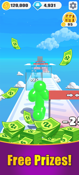 Lucky Man Run - Cash Calling - Gameplay image of android game