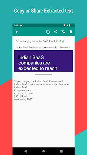 Copy Text On Screen - عکس برنامه موبایلی اندروید