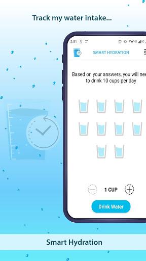 Smart Hydration - Image screenshot of android app