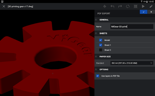 CorelCAD Mobile - .DWG CAD - عکس برنامه موبایلی اندروید