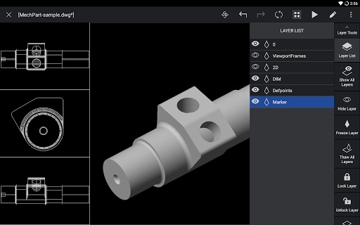 CorelCAD Mobile - .DWG CAD - عکس برنامه موبایلی اندروید