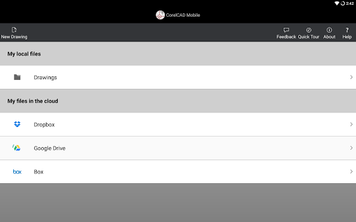 CorelCAD Mobile - .DWG CAD - عکس برنامه موبایلی اندروید