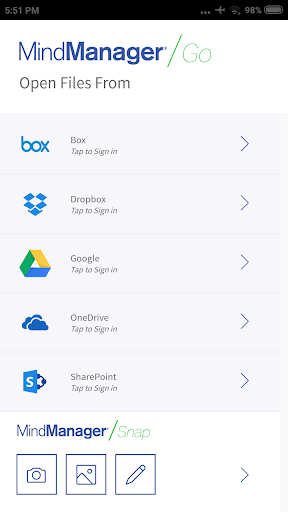 MindManager Go - عکس برنامه موبایلی اندروید