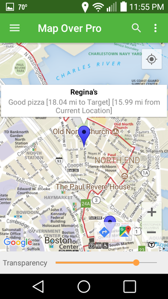 Map Over Pro - Custom Overlays - عکس برنامه موبایلی اندروید