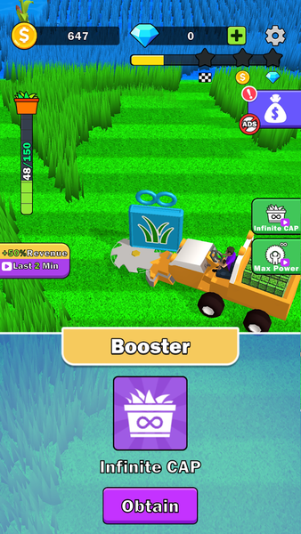 Grass Crusher - Gameplay image of android game
