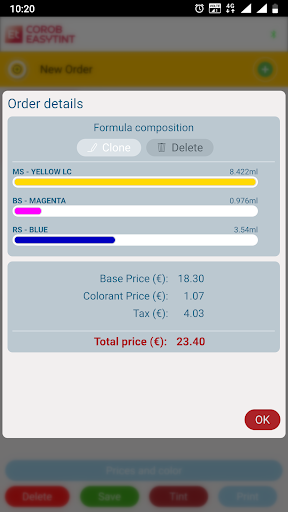 COROB EASYTINT - Image screenshot of android app