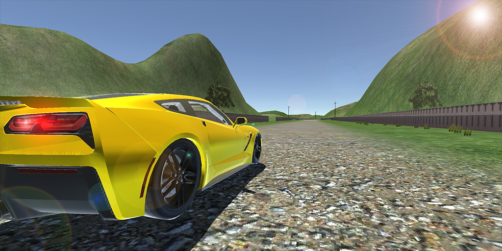 C7 Drift Simulator Game - Gameplay image of android game