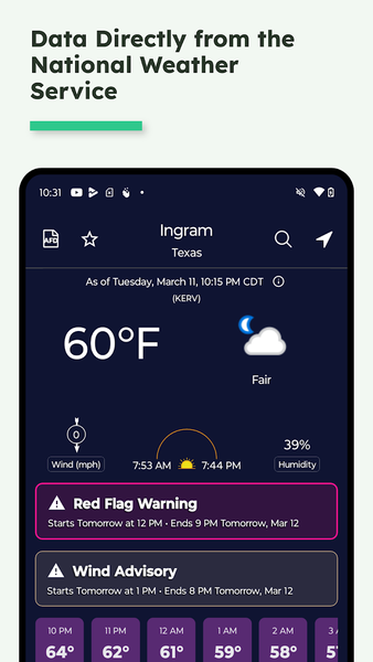 EverythingWeather - عکس برنامه موبایلی اندروید