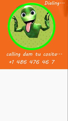 call simulator green alien. - عکس برنامه موبایلی اندروید