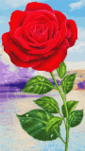 Cross stitch pixel art game - Image screenshot of android app