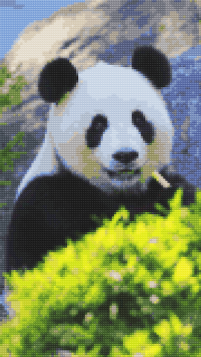 Cross stitch pixel art game - Image screenshot of android app