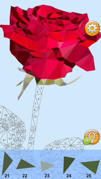 Poly Art Number Coloring – Puz - Image screenshot of android app