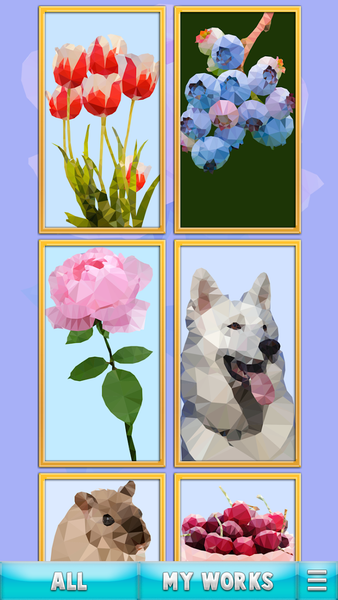 Poly Art Number Coloring – Puz - عکس برنامه موبایلی اندروید