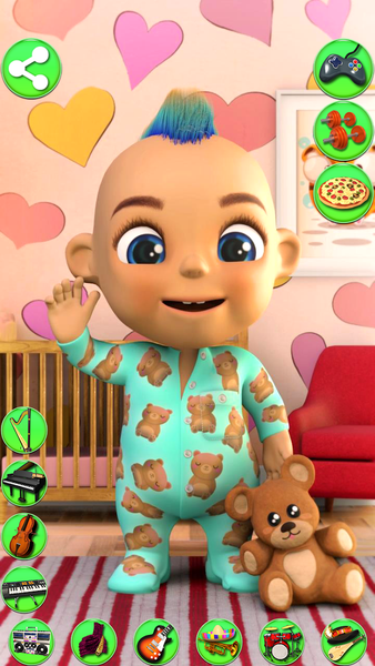 Talking baby boy. Talking game - Image screenshot of android app