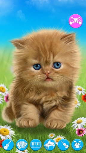 Talking baby cat. Talking game - Image screenshot of android app