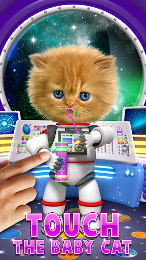 Talking baby cat in space - عکس برنامه موبایلی اندروید