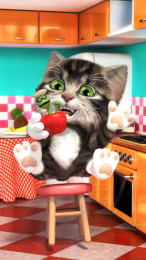 Talking cat Bob - cute talking baby cat - عکس برنامه موبایلی اندروید