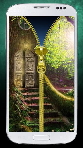 Zipper lock screen - Image screenshot of android app