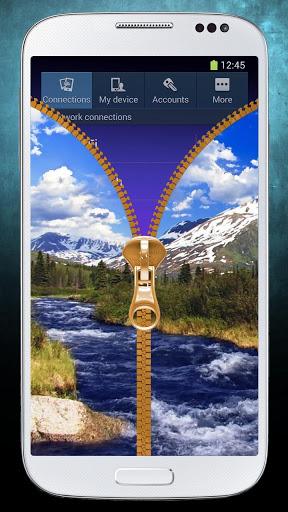Zipper lock screen - Image screenshot of android app