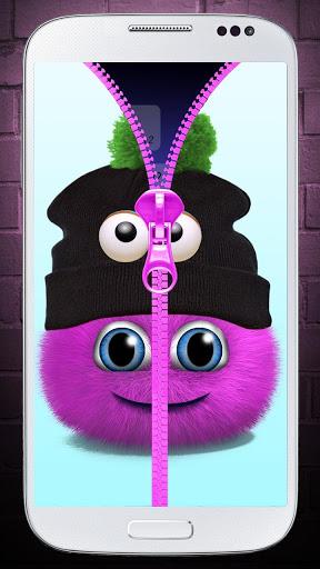 Zipper lock screen - Image screenshot of android app