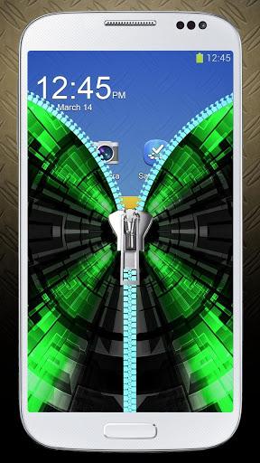 Zipper lock screen - Image screenshot of android app