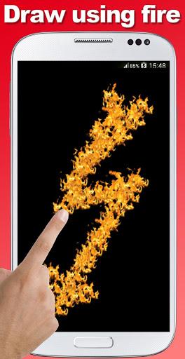 Fire screen simulator - Image screenshot of android app