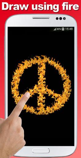 Fire screen simulator - Image screenshot of android app
